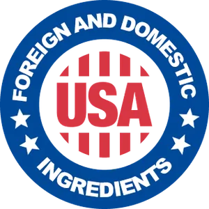 Foreign and domestic ingredients, USA mark